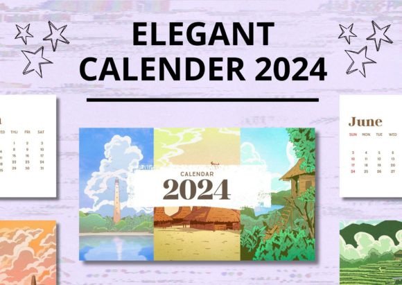 2024 Elegant Calendar Canva Templates: Your Year, Beautifully Organized