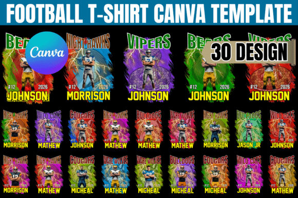 30 Football Mascot Canva Templates: Your Game Day Design Playbook