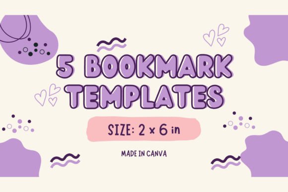 5 Canva Bookmark Printable Templates: Style Your Reading