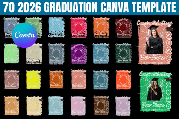 70 Graduation Canva Templates: Custom T-Shirt Design Guide
