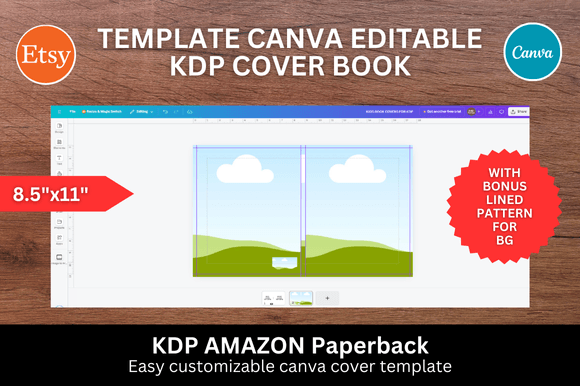 Canva KDP Cover Templates: Design in Seconds