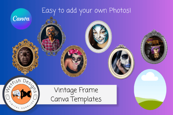 Canva Vintage Frame Templates: Elevate Your Digital Crafts
