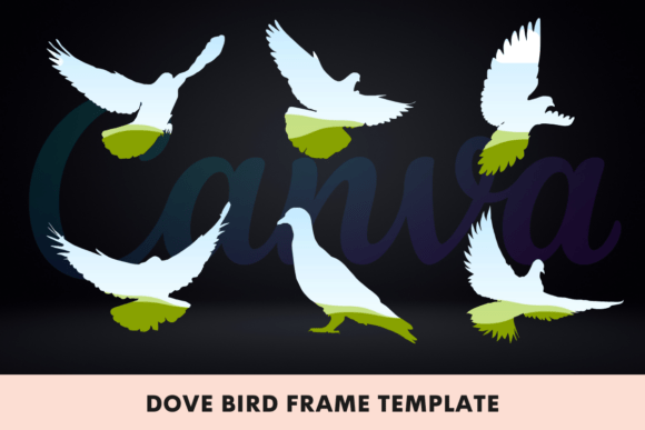 Dove Bird Silhouette Templates: Symbolism for Your Designs