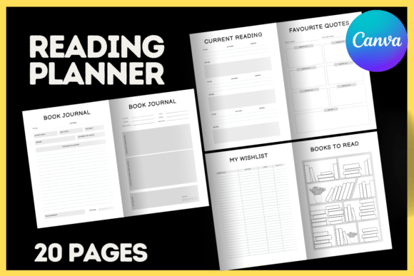 Editable Reading Planner Canva Templates: A Creative Toolkit