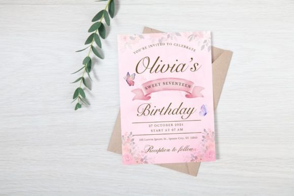 Elevate Your Event with Watercolor Canva Birthday Invitation Templates