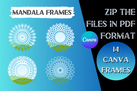 Mandala Canva Frame Templates: Elevate Your Visuals