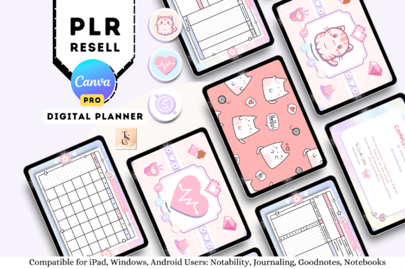 Streamline Your Digital Planner Business with PLR Canva Templates