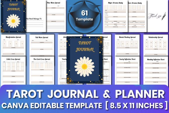 Streamline Your Spiritual Business with Tarot Journal Canva KDP Templates