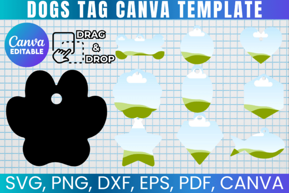 Unleash Your Brand’s Identity with Dog Tag Canva Templates